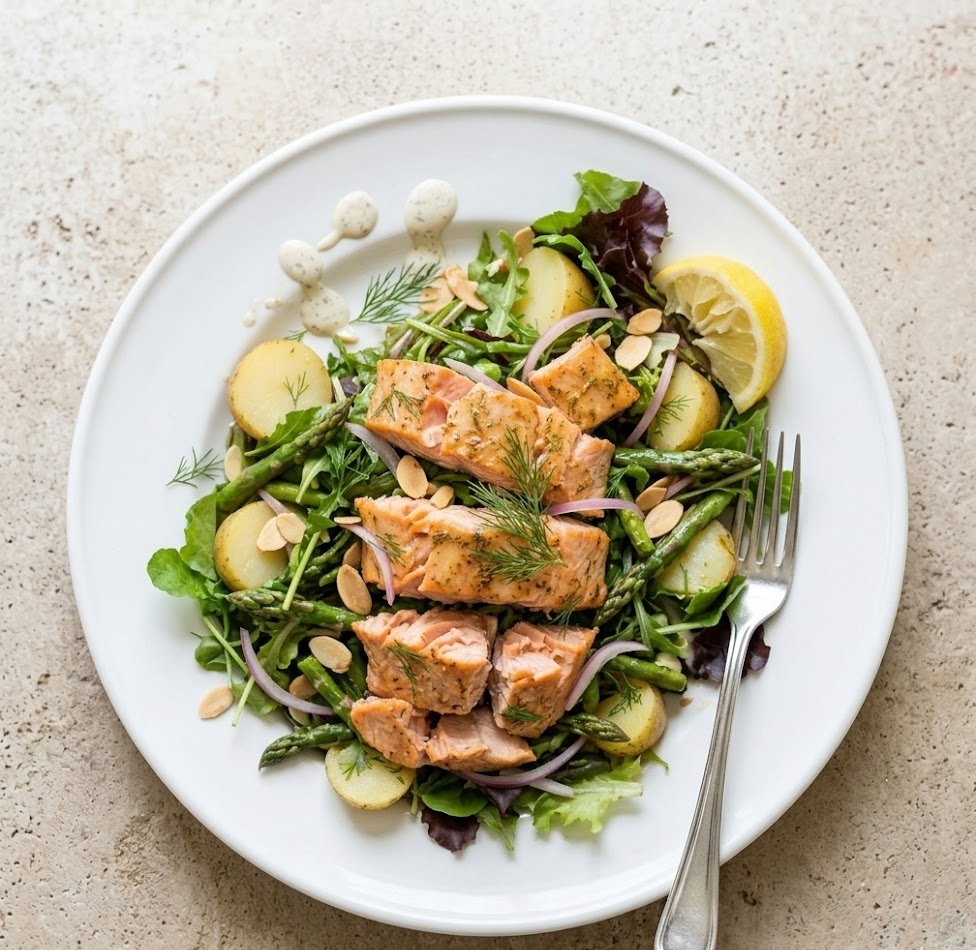 How to Make Mary Berry Hot Smoked Salmon Salad Recipe