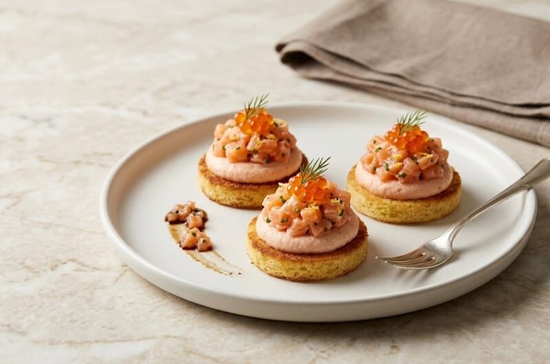 Mary Berry Double Salmon Canapés Recipe