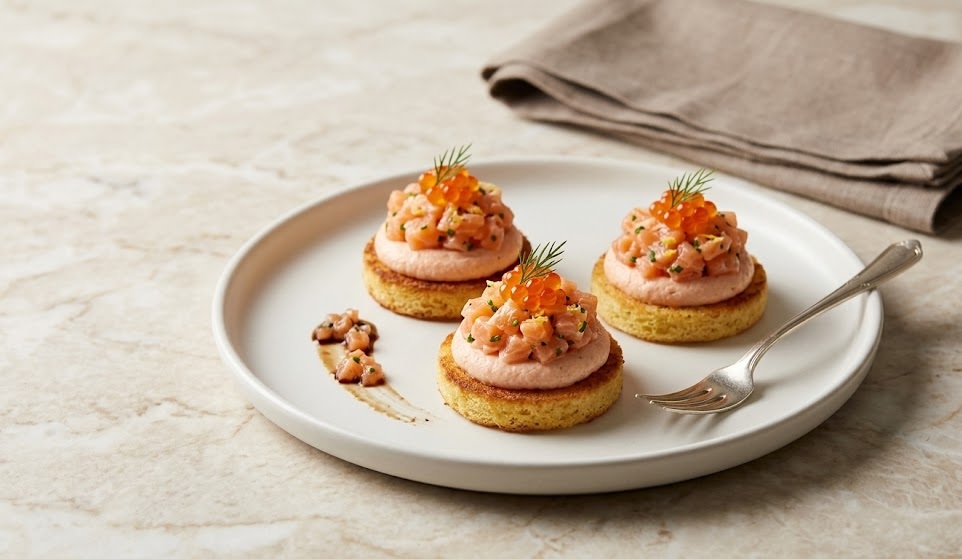 Mary Berry Double Salmon Canapés Recipe