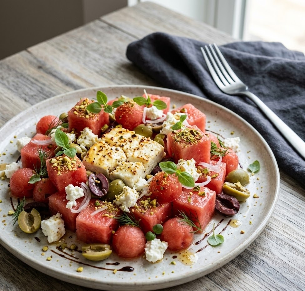 How to Make Mary Berry Watermelon and Feta Salad Recipe