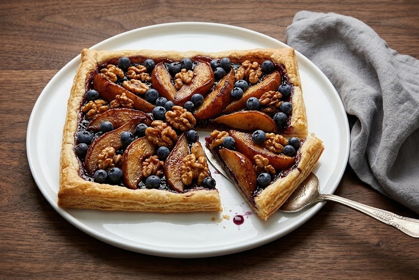 How to Make Mary Berry Pear and Blueberry Galette Recipe