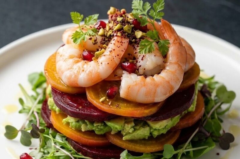 Mary Berry Beetroot, Avocado and Prawn Salad Recipe