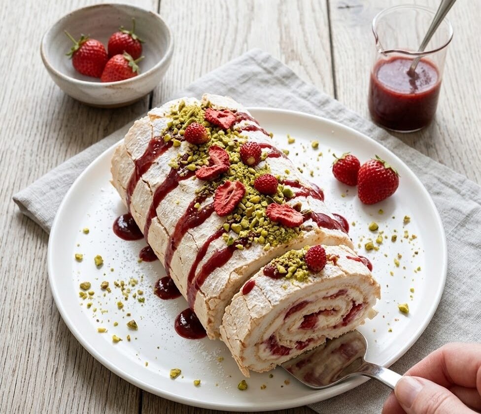 Mary Berry Strawberry Meringue Roulade Recipe