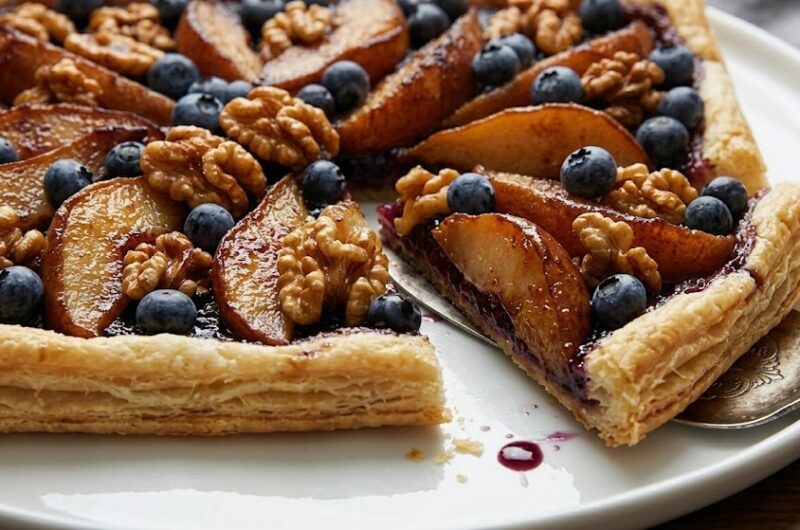 Mary Berry Pear and Blueberry Galette Recipe