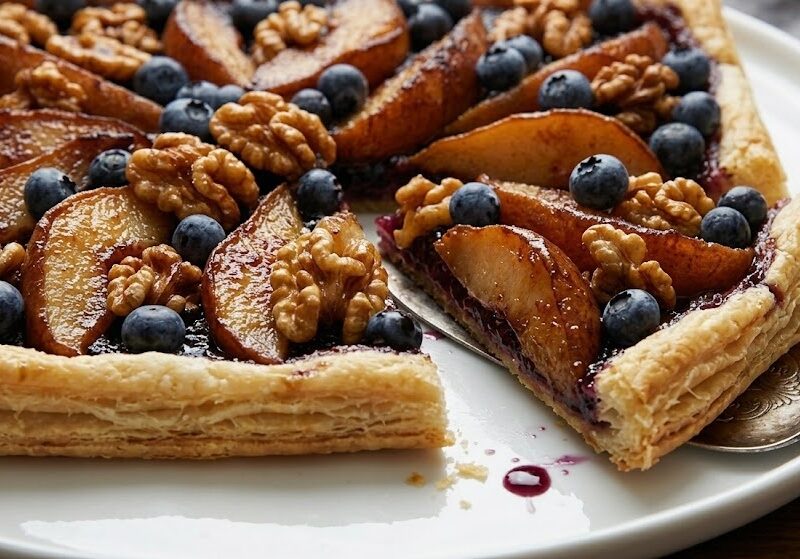 Mary Berry Pear and Blueberry Galette Recipe